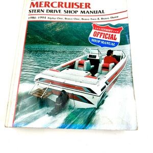 Vintage Authentic Clymer Mercruiser Stern Drives Shop Manual 1986-1994
